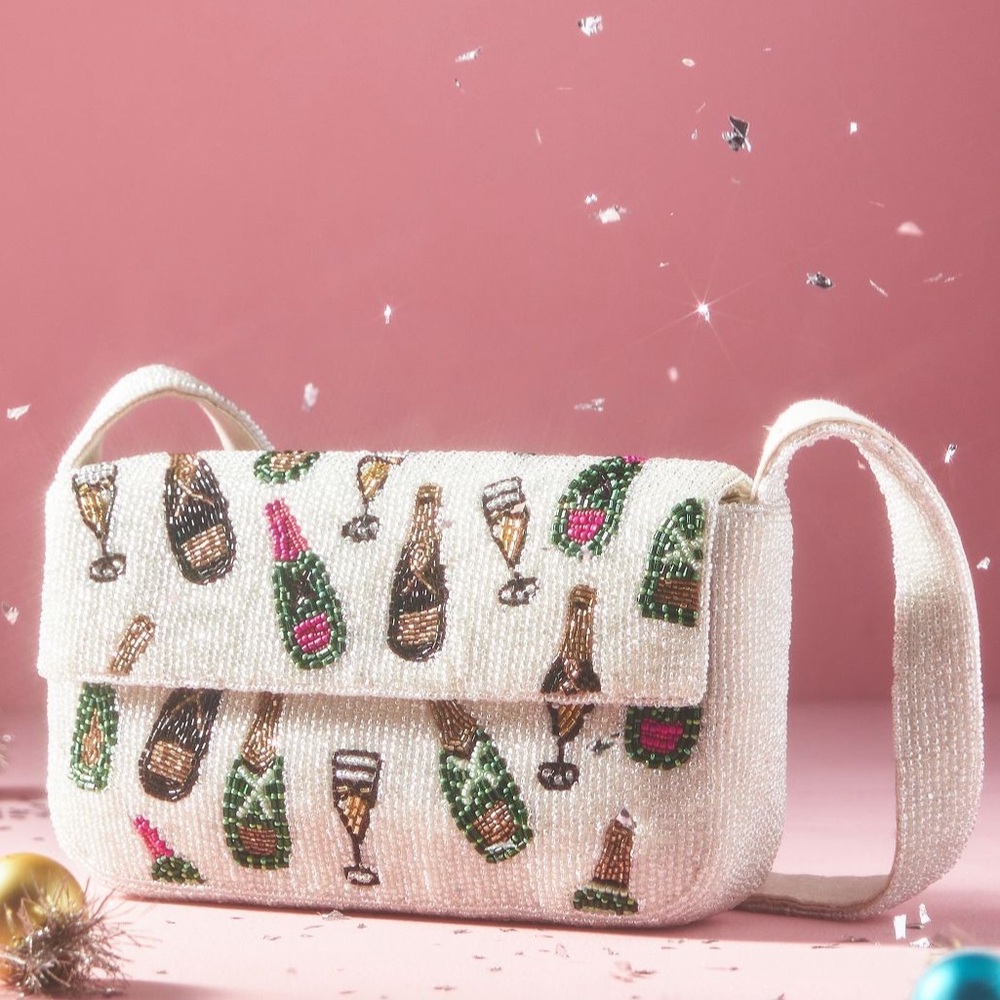 Anthropologie Fiona Beaded Bag - Party Edition NWT